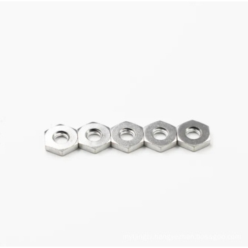 Customized stainless steel M8 M12 hex thin nut